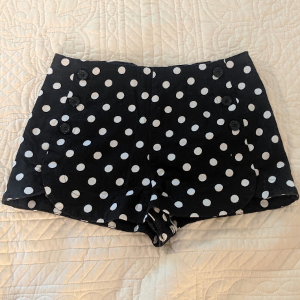 Forever 21 Polka dot shorty shorts